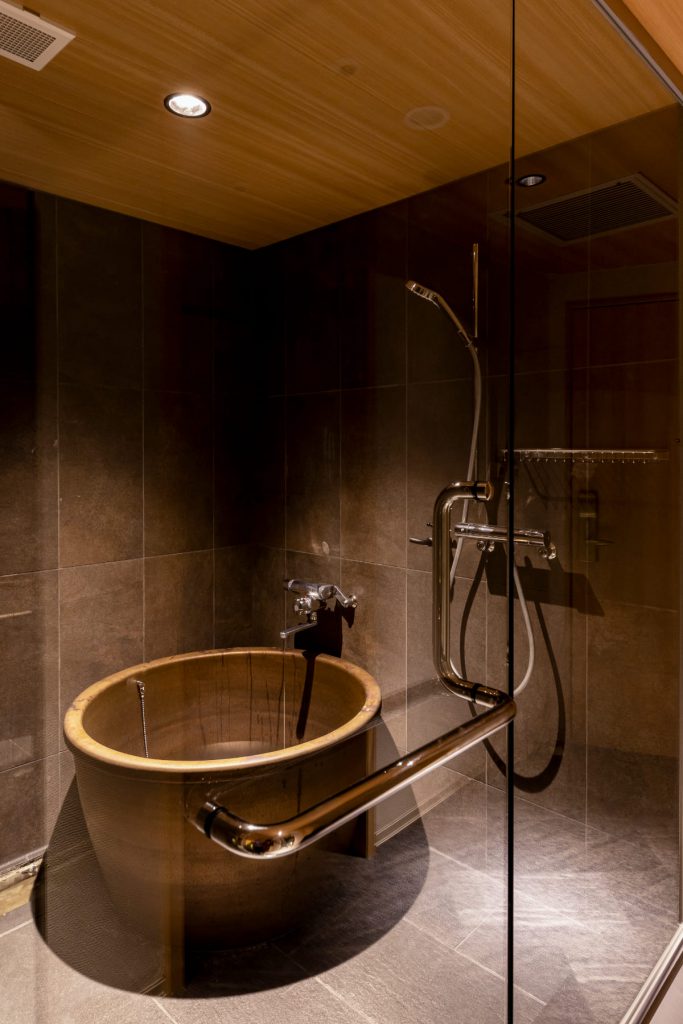 クインテッサホテル札幌個室サウナ用シャワースペース