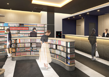 【Information】『クインテッサホテル福岡渡辺通 Comic＆Books』、福岡市中心部に2025年秋オープン予定